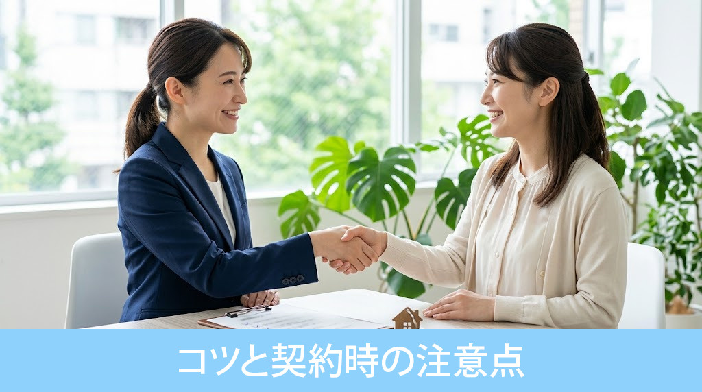 売却成功のコツと契約時の注意点