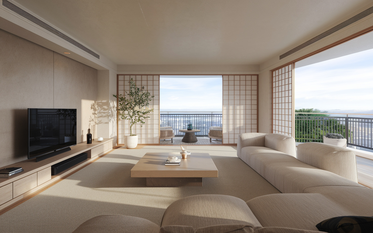 マンションのリビング
