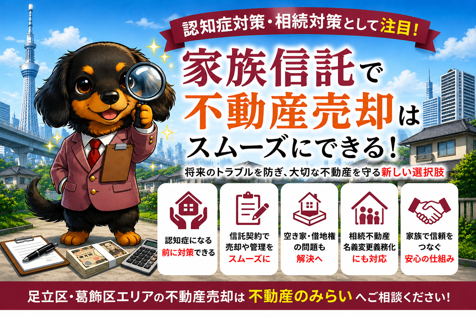 家族信託による不動産売却と認知症対策を解説する不動産のみらい
