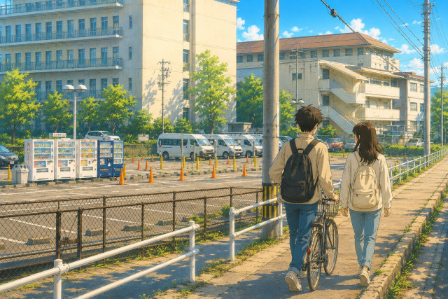 キャンパスまでのリアルな距離感と通学ルール