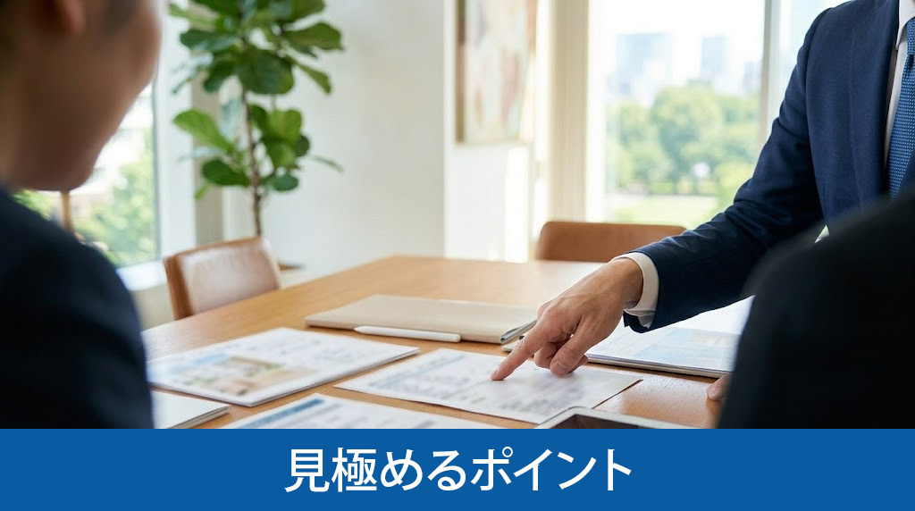 売却担当者を見極めるポイント