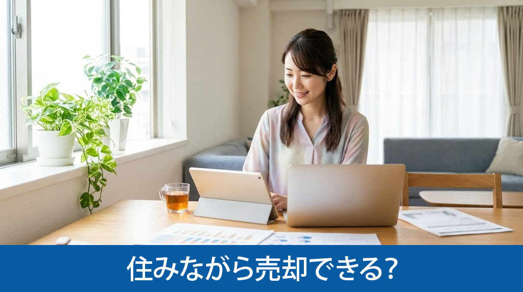 マンションは住みながら売却できる?