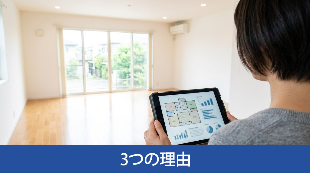 家が売れない3つの理由