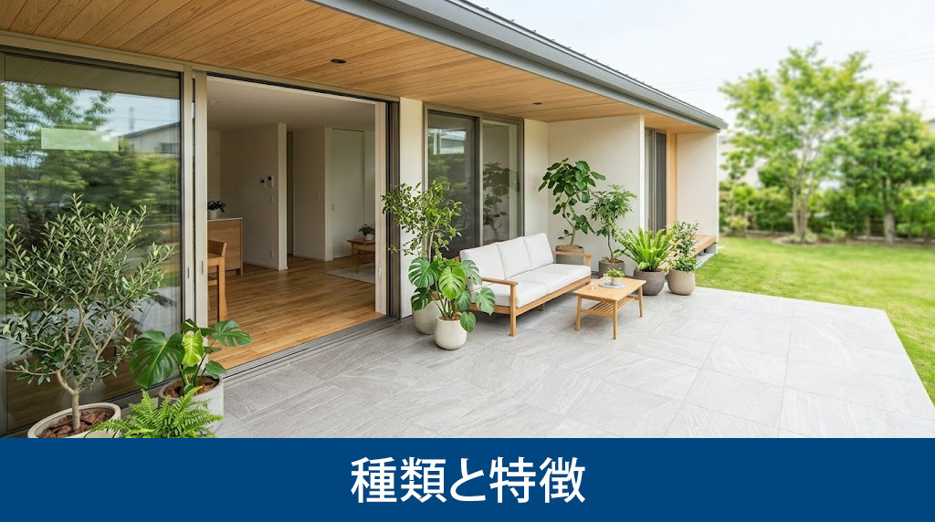 平屋の魅力を引き出すテラスの種類と特徴