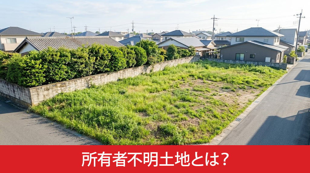 所有者不明土地とは?