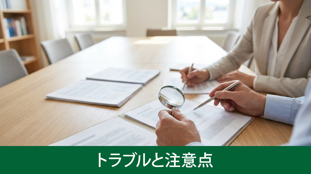 相続不動産を売却する際のトラブルと注意点