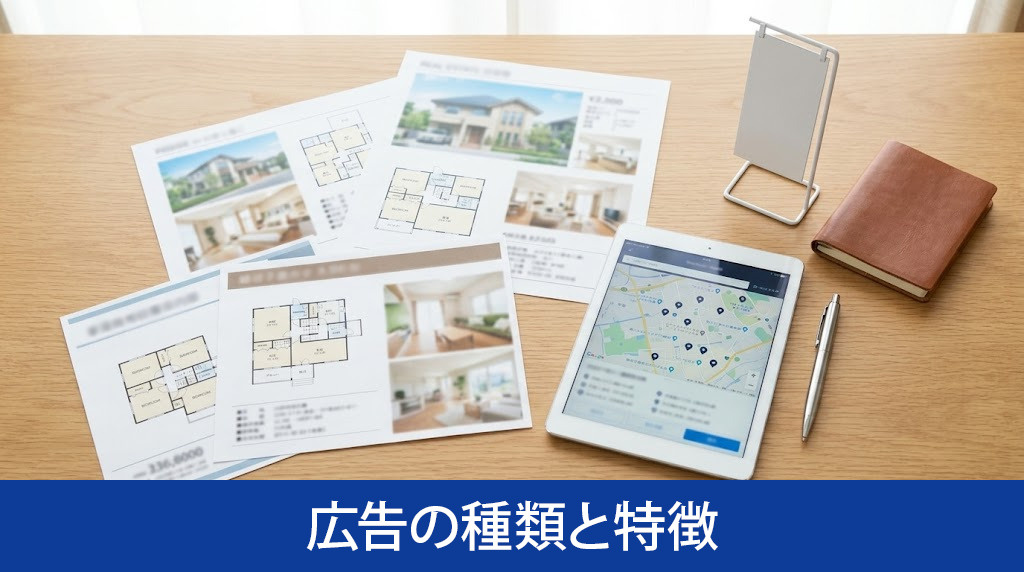 不動産売却で使われる主な広告の種類と特徴