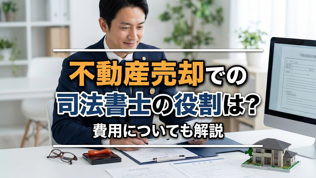 【6月2週目 編集中】不動産売却での司法書士の役割は?費用についても解説