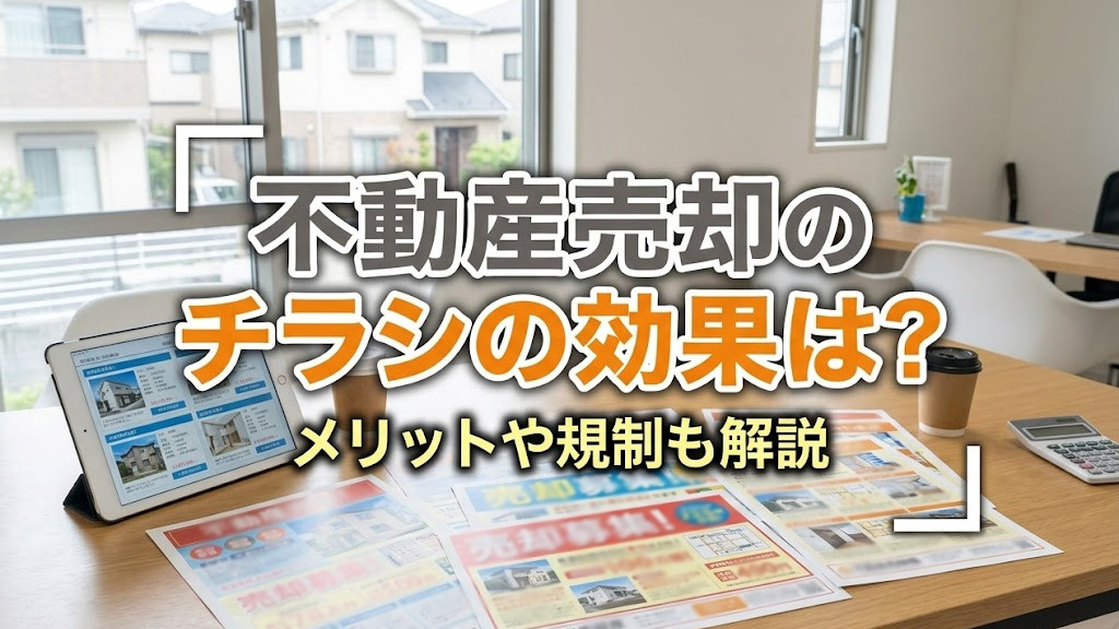 【6月2週目 編集中】不動産売却のチラシの効果は?メリットや規制も解説