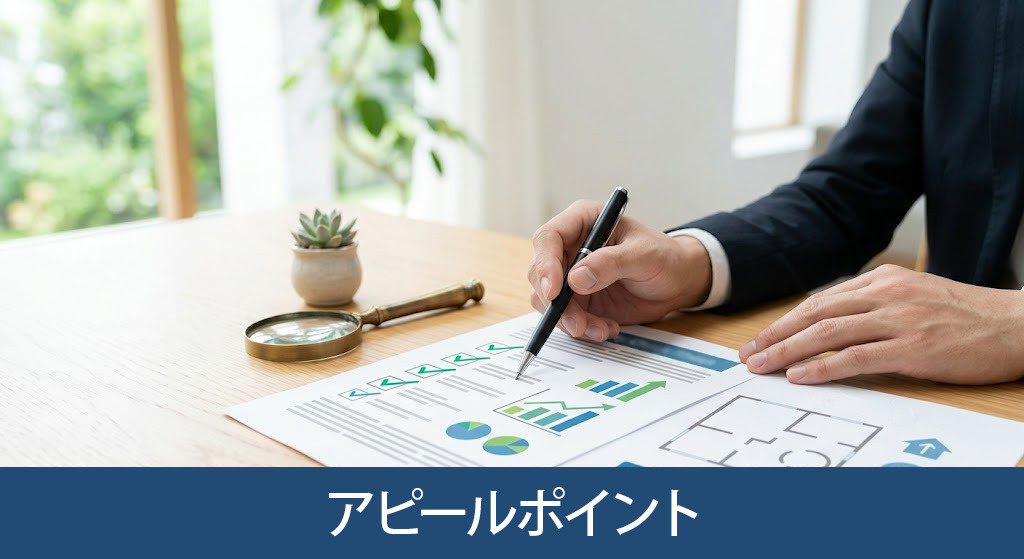 不動産売却のチラシのアピールポイント