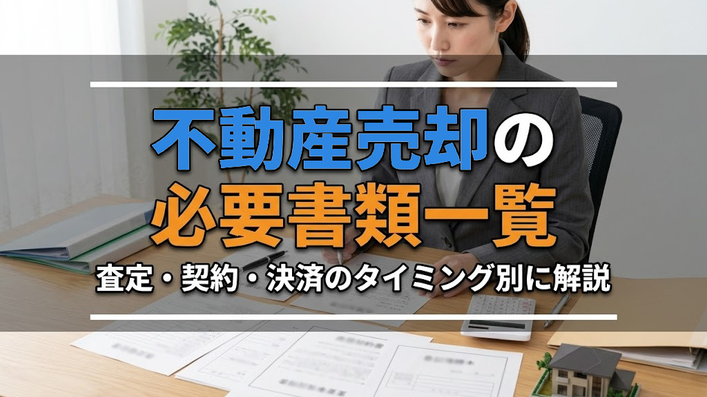 【6月2週目 編集中】不動産売却の必要書類一覧|査定・契約・決済のタイミング別に解説