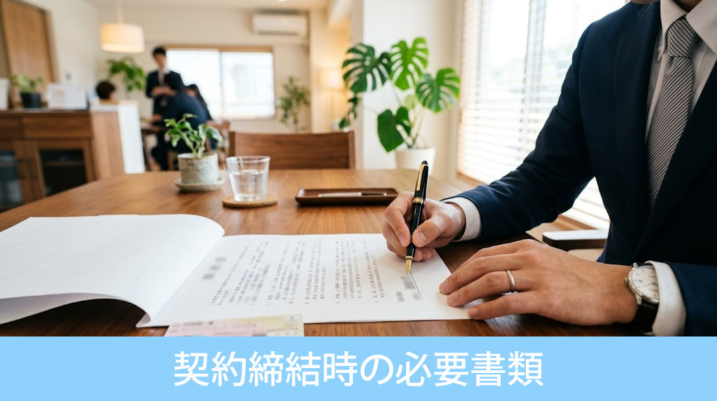 不動産売買の契約締結時の必要書類