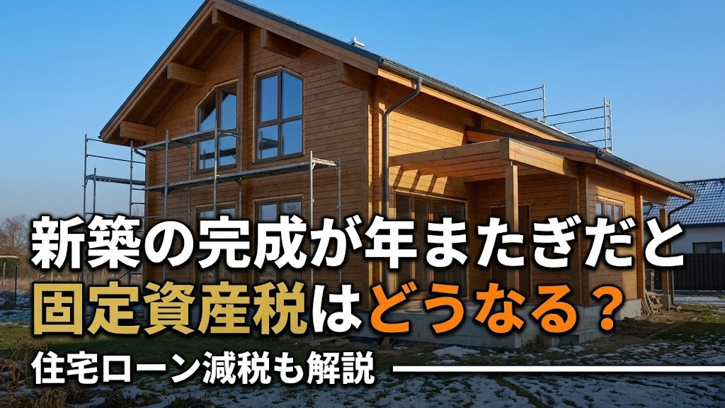新築の完成が年またぎだと固定資産税はどうなる?住宅ローン減税も解説