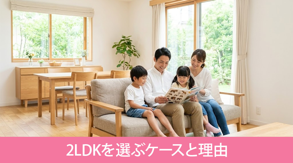 4人家族が2LDKを選ぶケースと理由