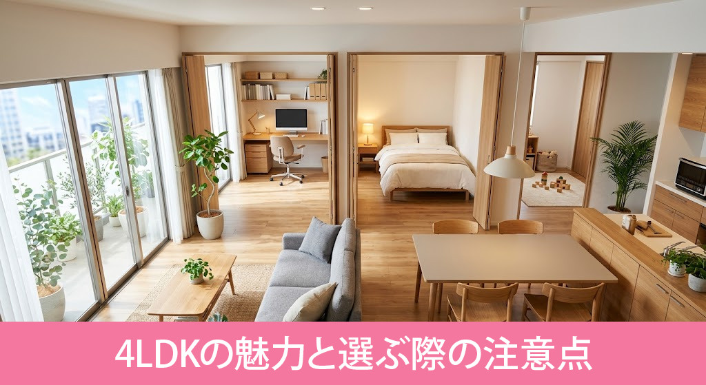 4LDKの拡張性の魅力と選ぶ際の注意点