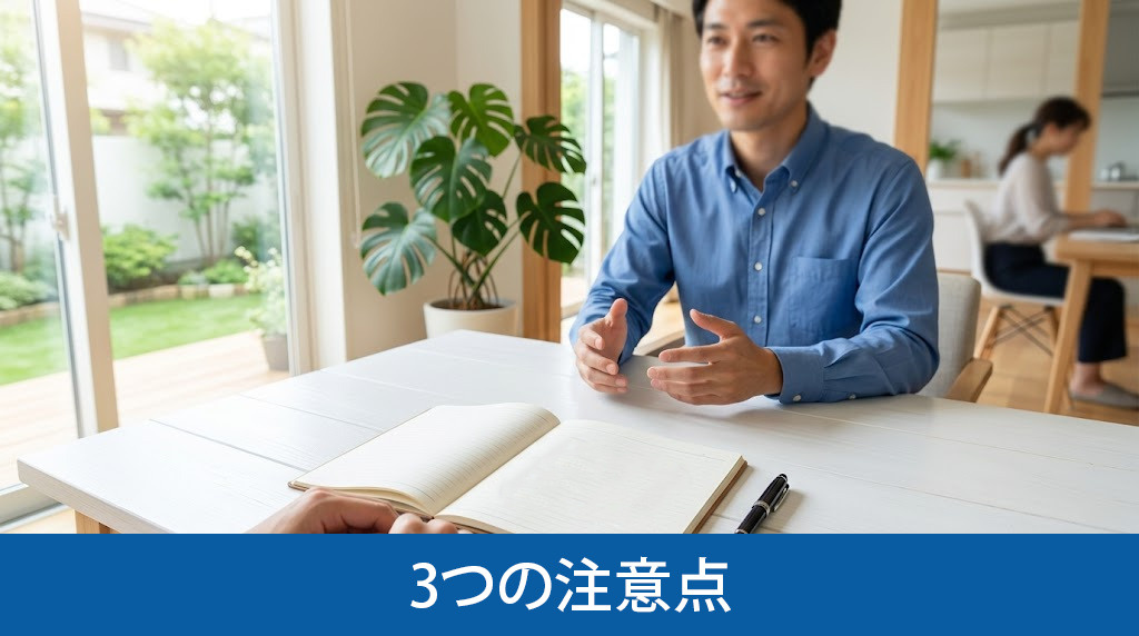 制度を活用する際に把握しておきたい3つの注意点