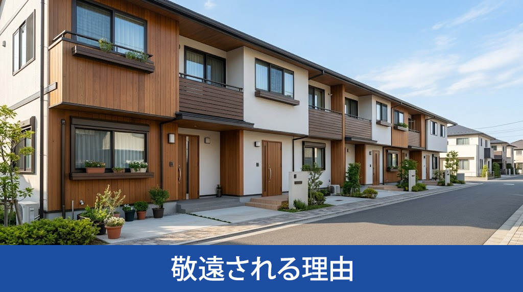 テラスハウスが売却時に敬遠される理由