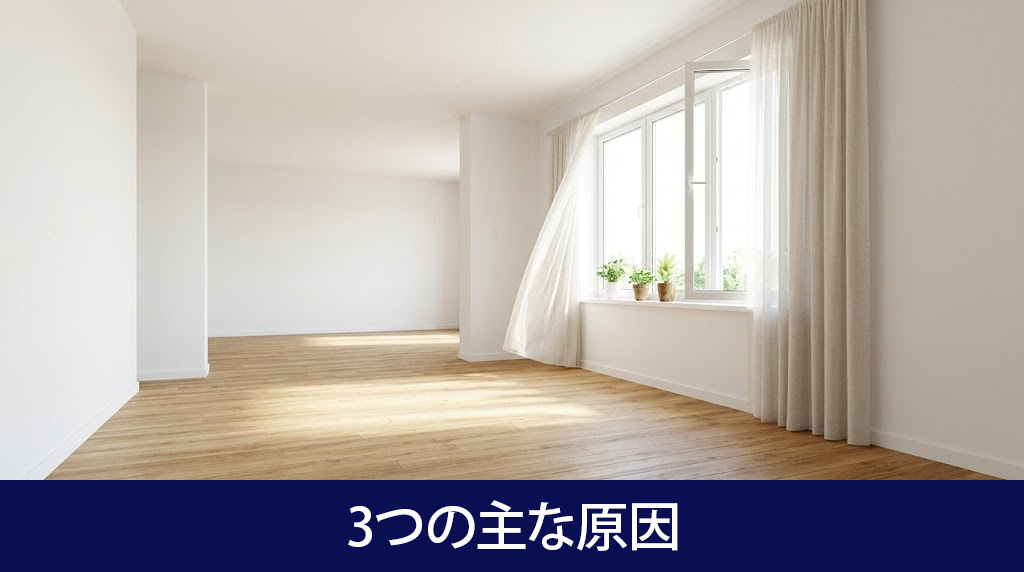 空き家の劣化を早める3つの主な原因