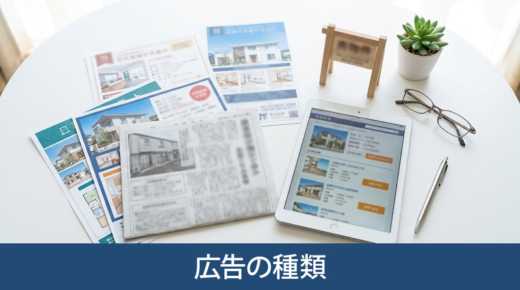 不動産売却で使われる広告の種類