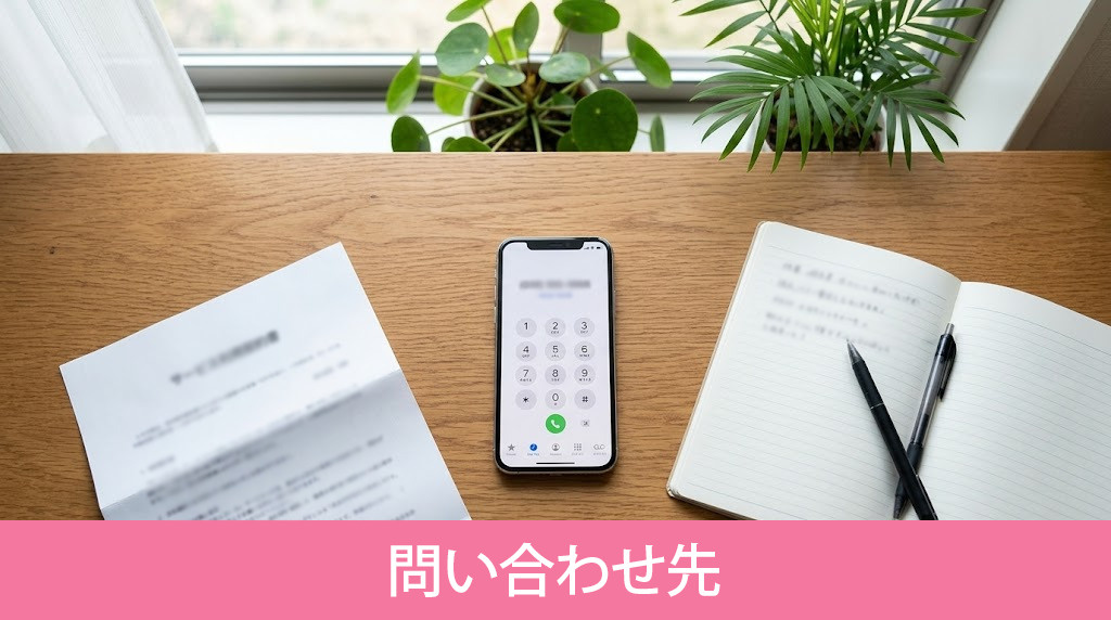 トラブル発生時にまず連絡すべき問い合わせ先