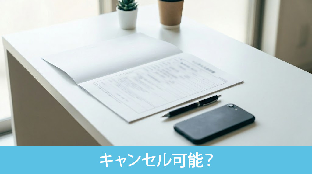 賃貸申し込み後もキャンセル可能?