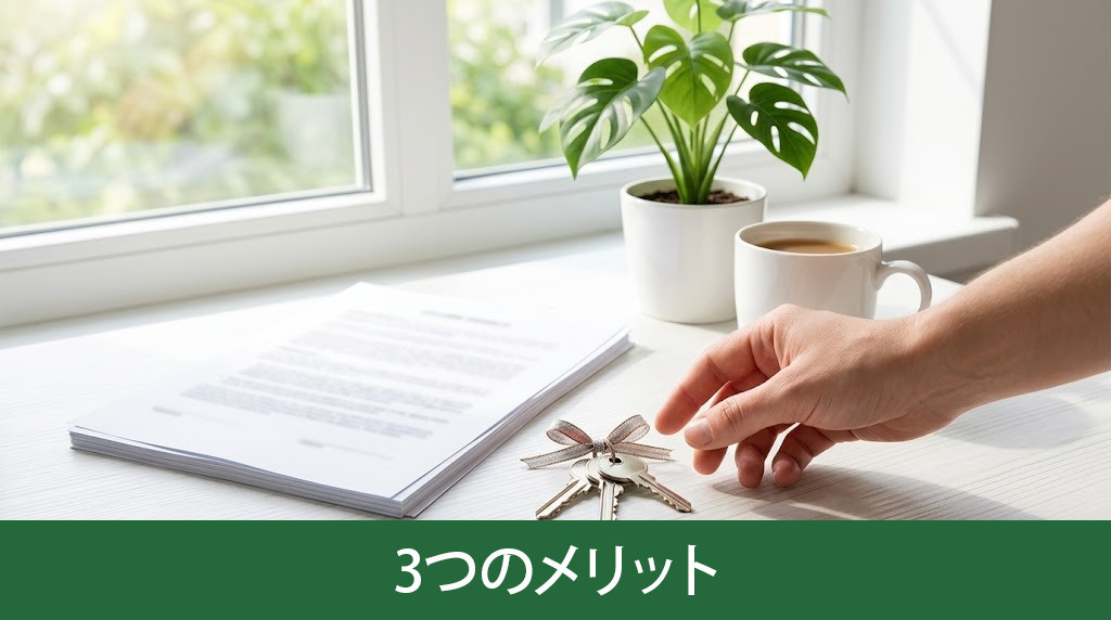 離婚で不動産買取を選ぶ3つのメリット