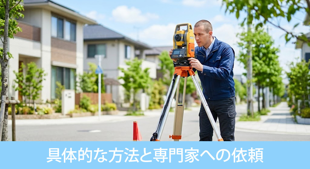 分筆手続きの具体的な方法と専門家への依頼