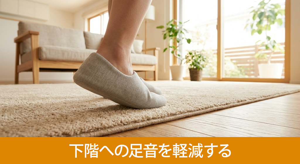 下階への足音を軽減する床の防音リフォーム