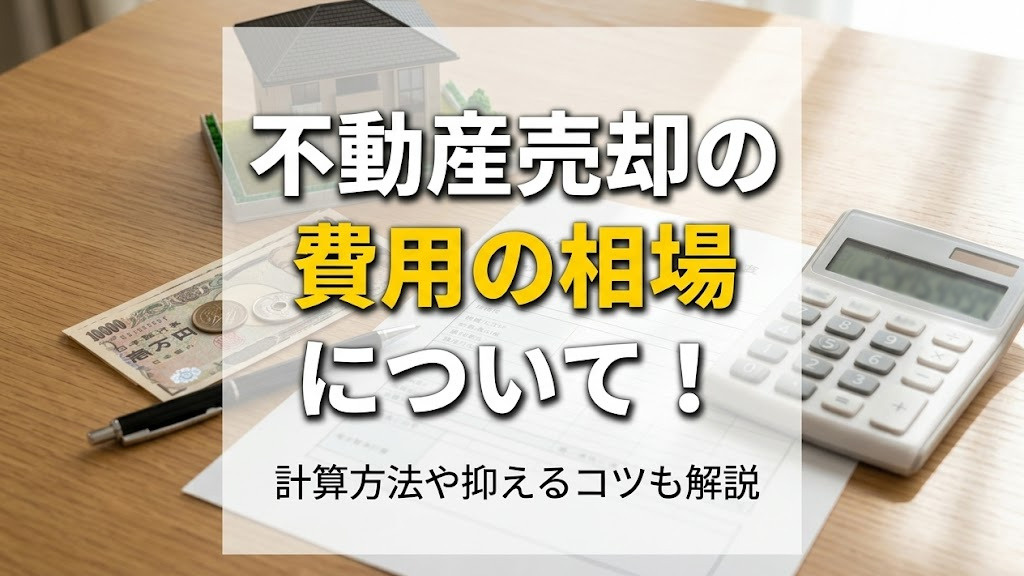 不動産売却の費用の相場について!計算方法や抑えるコツも解説
