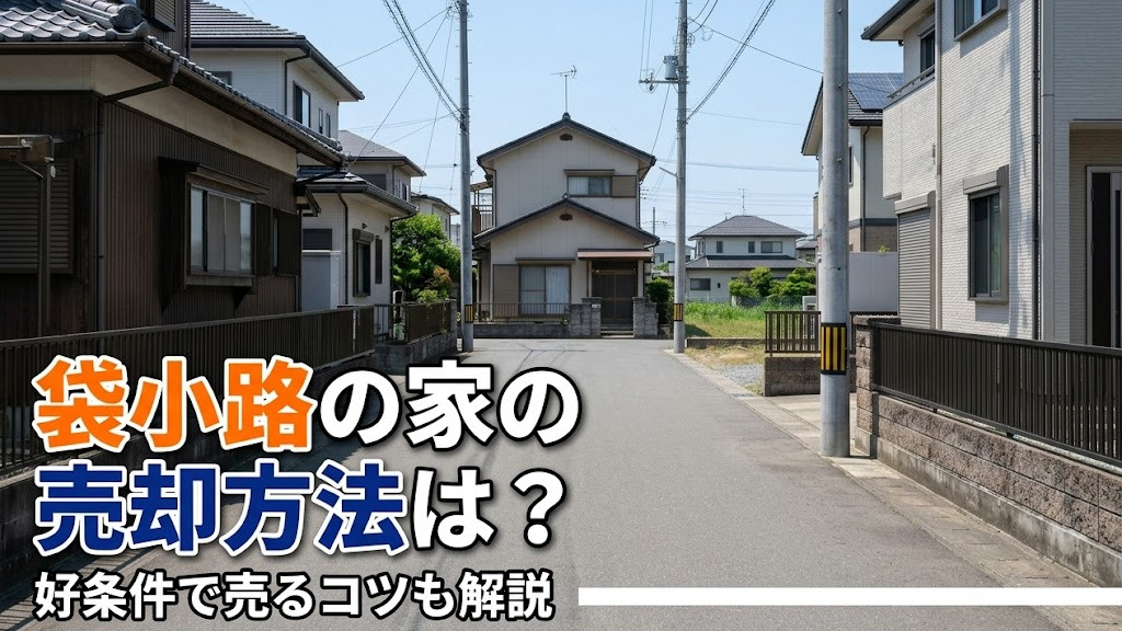 袋小路の家の売却方法は?好条件で売るコツも解説