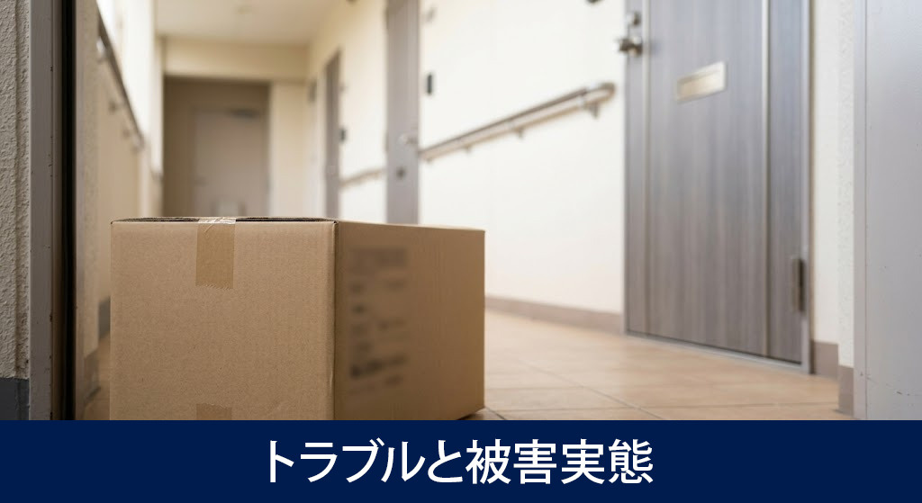 アパートで起きる置き配のトラブルと被害実態