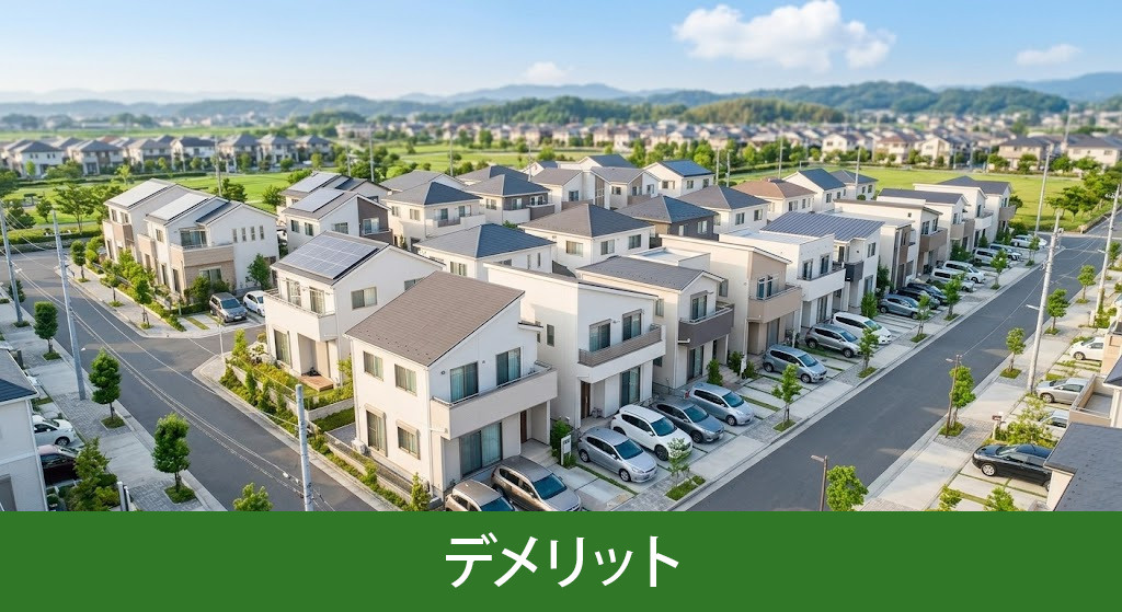 購入前に知っておきたい分譲住宅のデメリット