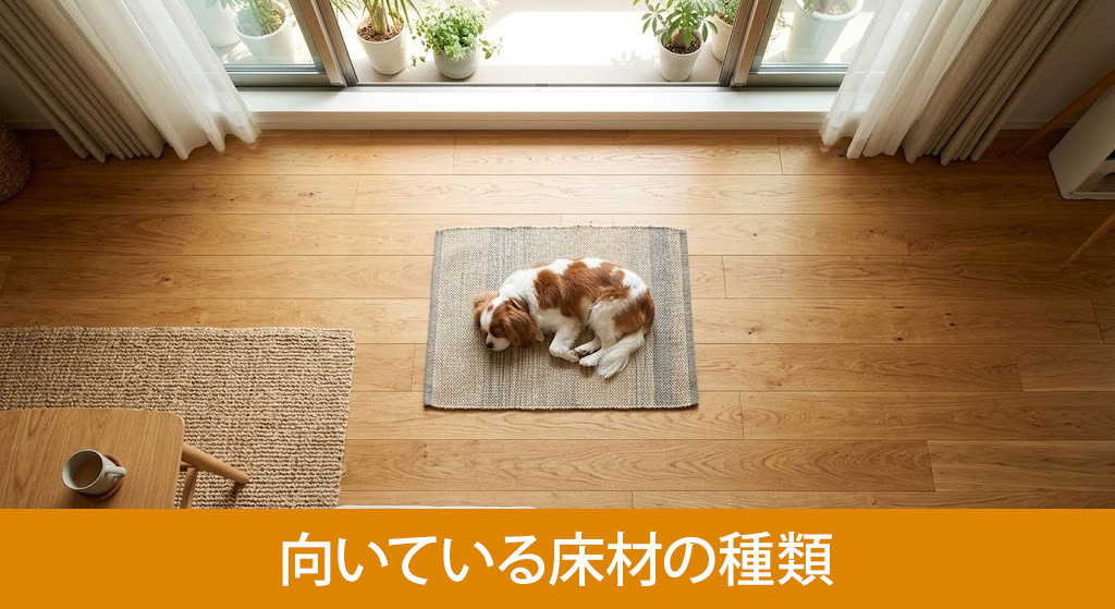 ペット対応の床リフォームに向いている床材の種類