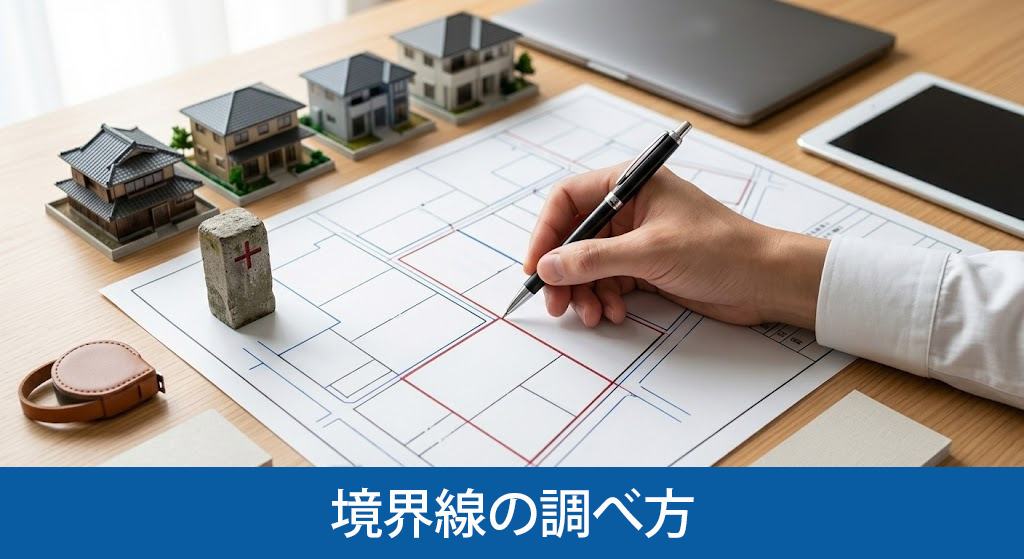 土地売却前の境界線の調べ方