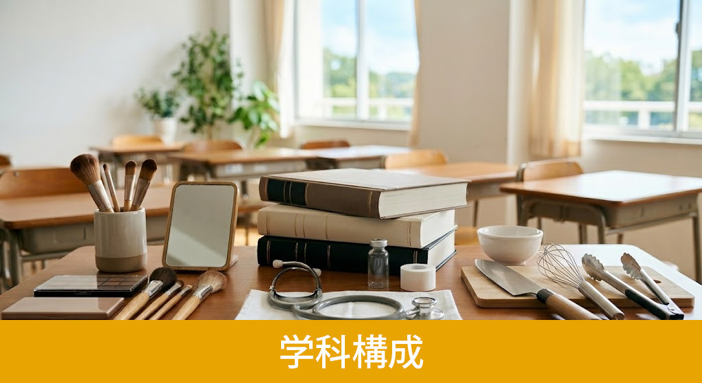「向陽高等学校」の学科構成