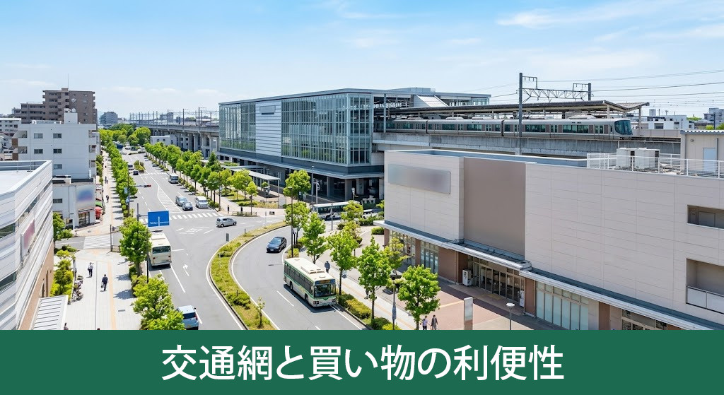 北九州市小倉南区の交通網と買い物の利便性