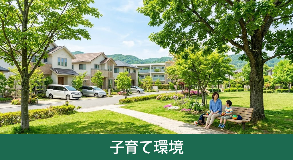 自然豊かで整った子育て環境
