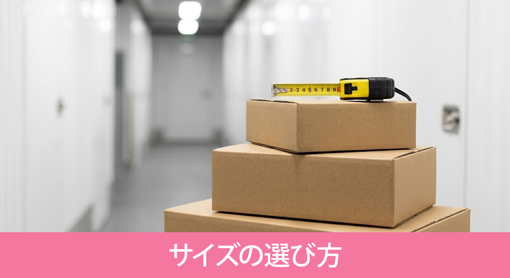失敗しないトランクルームの適切なサイズの選び方