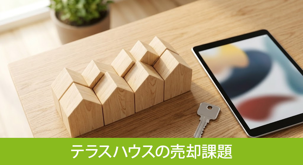 敬遠されやすいテラスハウスの売却課題