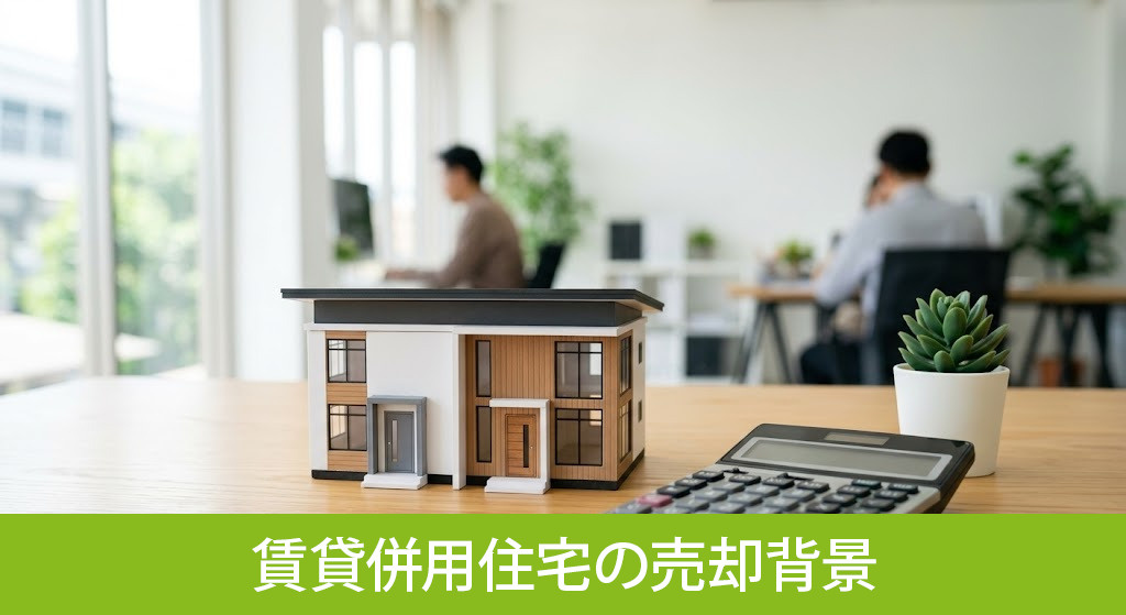 買い手が限定される賃貸併用住宅の売却背景