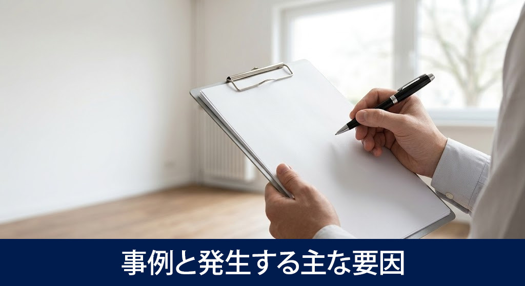 見解の相違が生じる事例と発生する主な要因