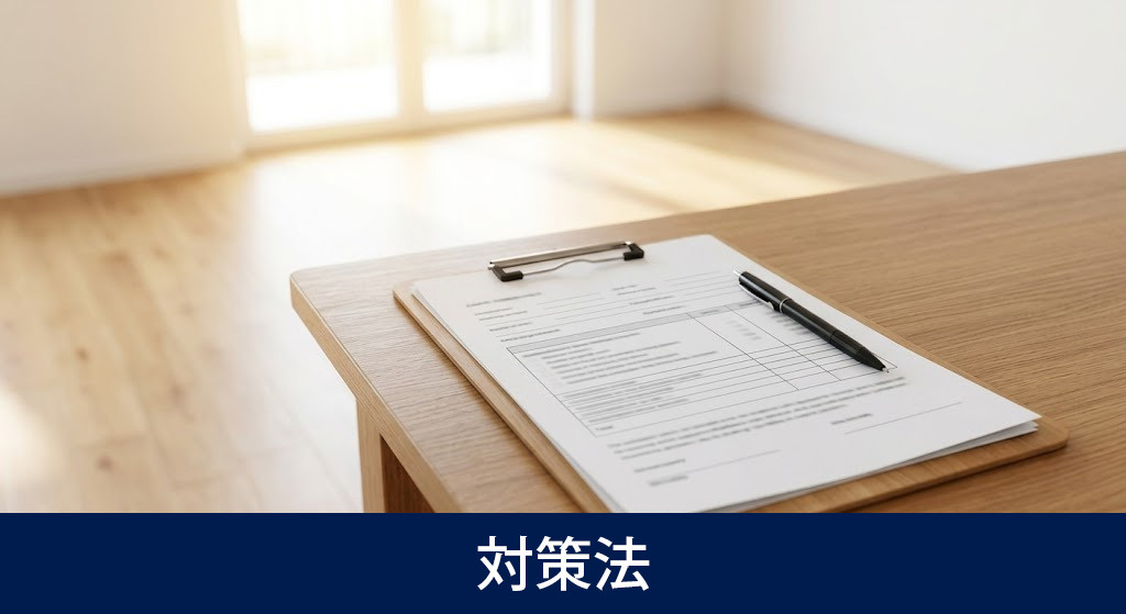 原状回復での見解の相違を防ぐ対策法