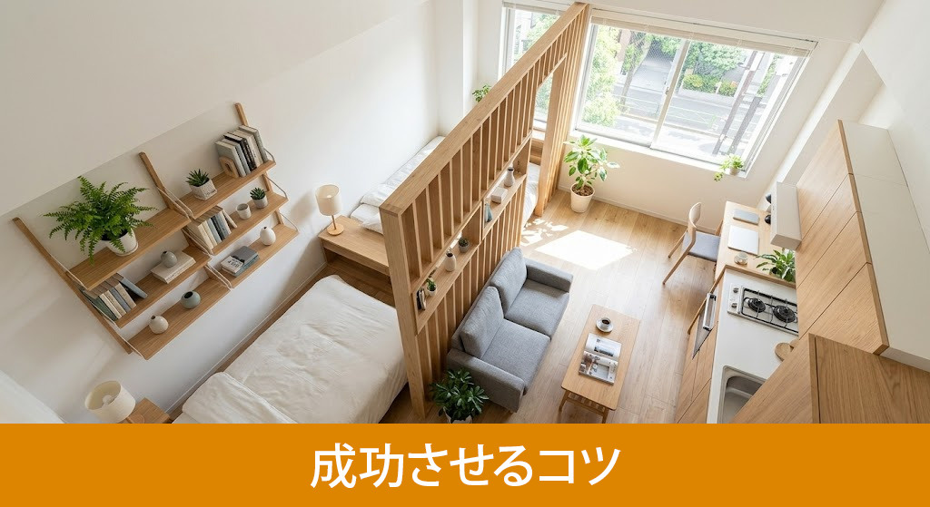 ワンルームリノベーションを成功させるコツ