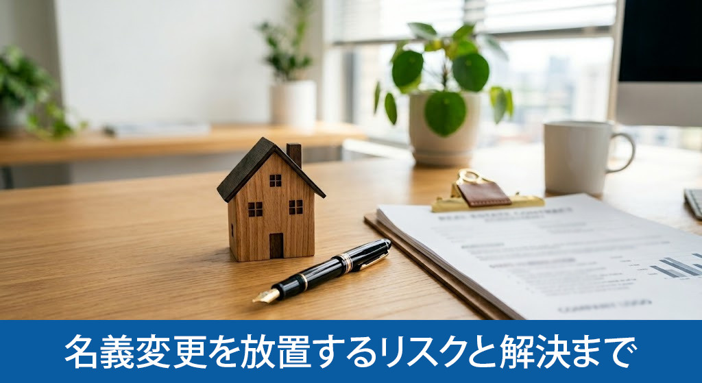 不動産の名義変更を放置するリスクと解決までの手順