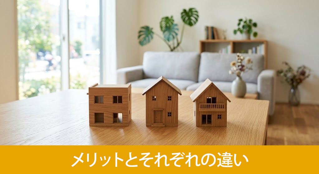 3種類の媒介契約のメリットとそれぞれの違い