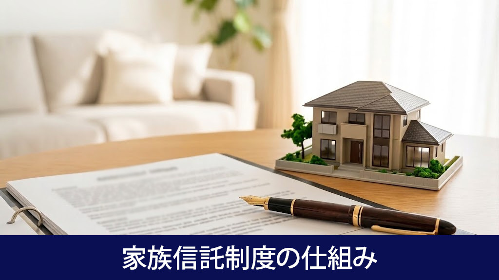 空き家管理に役立つ家族信託制度の仕組み
