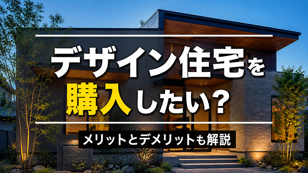 デザイン住宅を購入したい?メリットとデメリットも解説