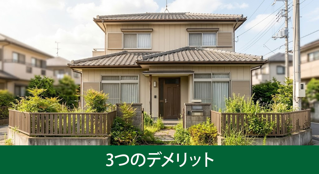 空き家を放置する3つのデメリット