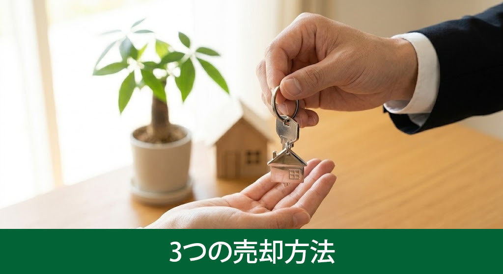 空き家を高値で手放す!3つの売却方法