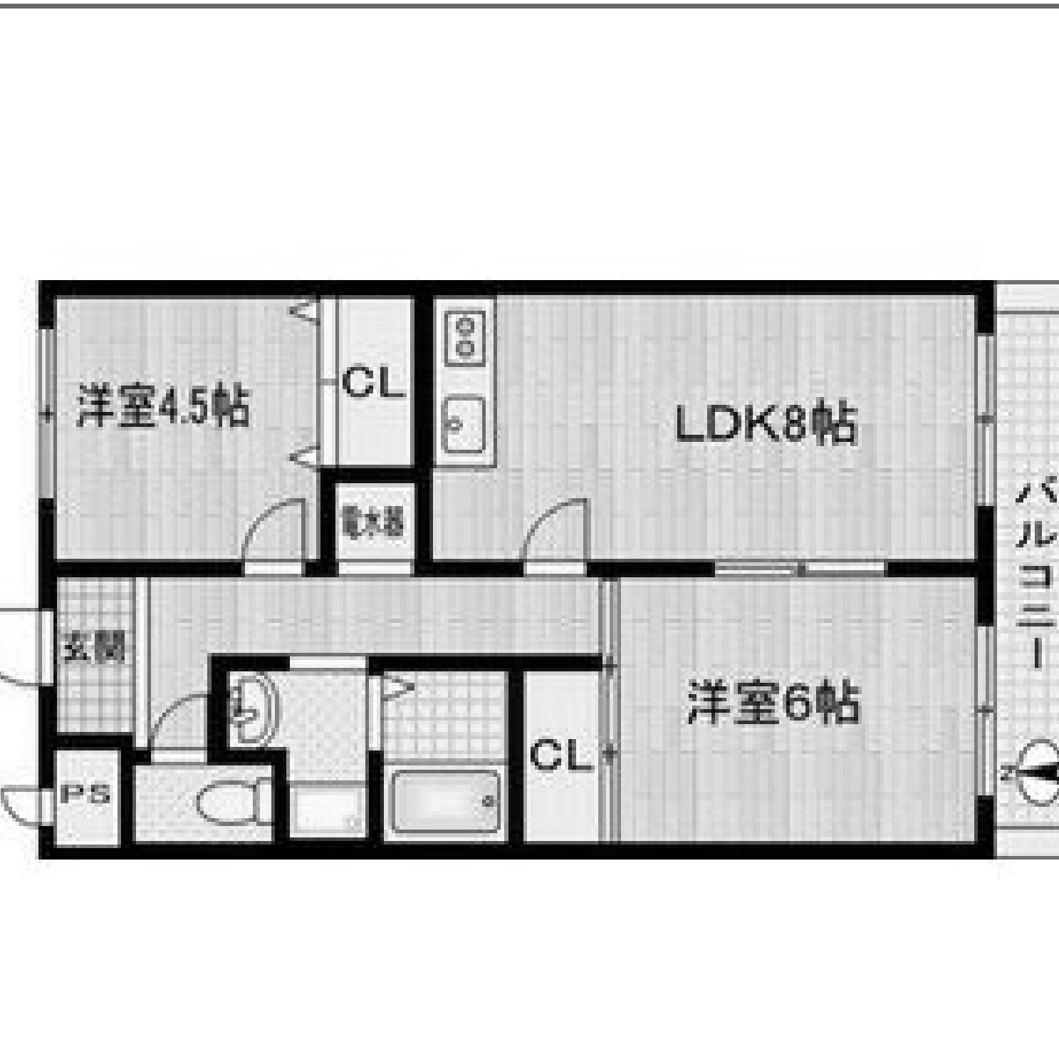 メゾンエスポアール501 間取り図